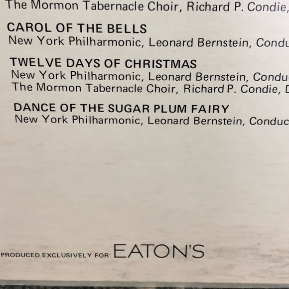 70's "Christmas with Leonard Bernstein" Record - 70's Christmas Album - Holidays - Picture 11 of 14